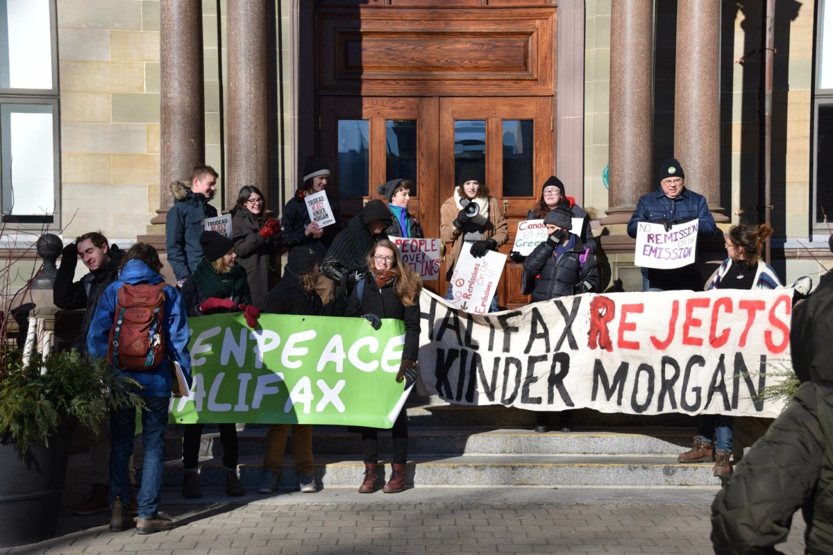 Kinder Morgan pipeline: Protesters gather in Halifax
